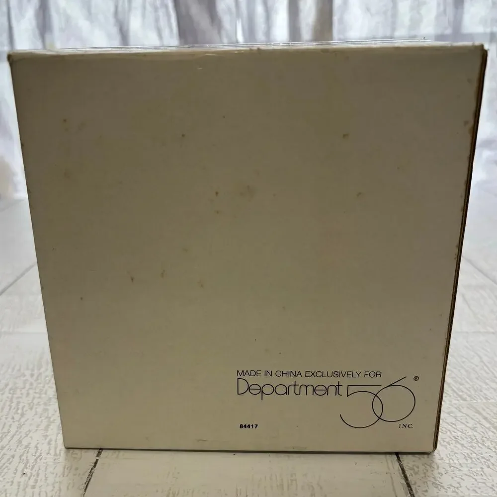 Vintage Department 56 Oversized Frosted Mercury Glass Ornament
